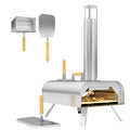 12" Outdoor Wood Pellet Pizza Oven – Portable Pizza Oven with Foldable Design for Easy Cooking Anywhere