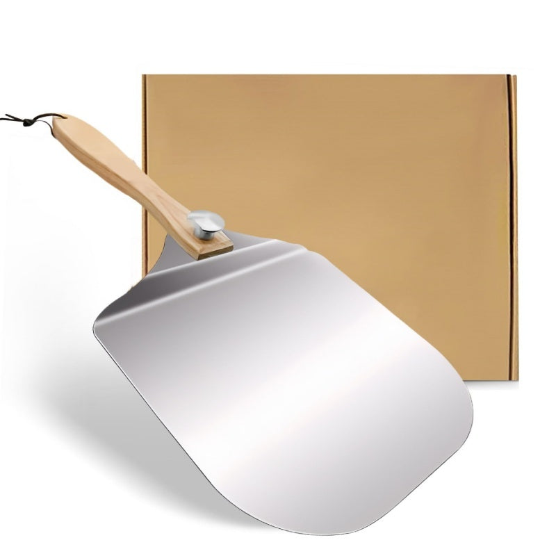 12 Inch Pizza Peel Oven Aluminium Foldable Wood Handle And Pizza Paddle